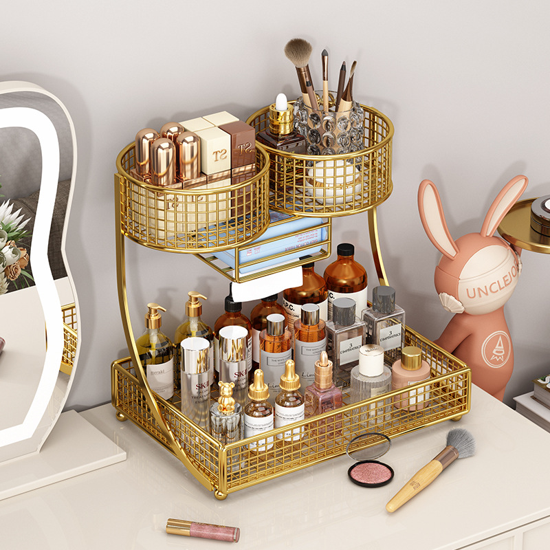 Luxury Skincare Tools - Organizer da scrivania di lusso per