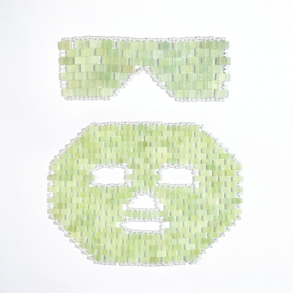 Maschera per gli occhi in giad - Luxury Skincare Tools recensione e prezzo